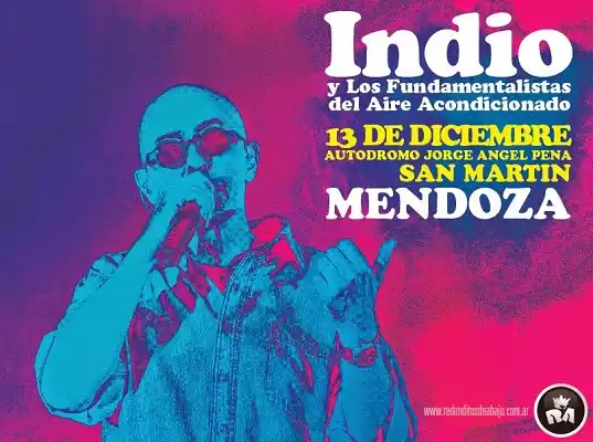 Confirmado: El Indio Solari se vuelve a presentar en Mendoza en diciembre 