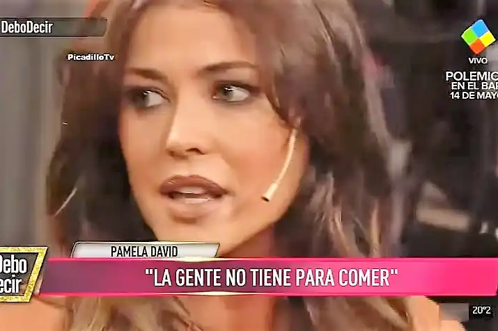 Pamela David admitió que "Scioli tenía razón" cuando hablaban de la campaña del miedo