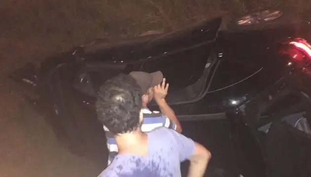 Impresionante vuelco en el acceso sur a Gualeguaychú