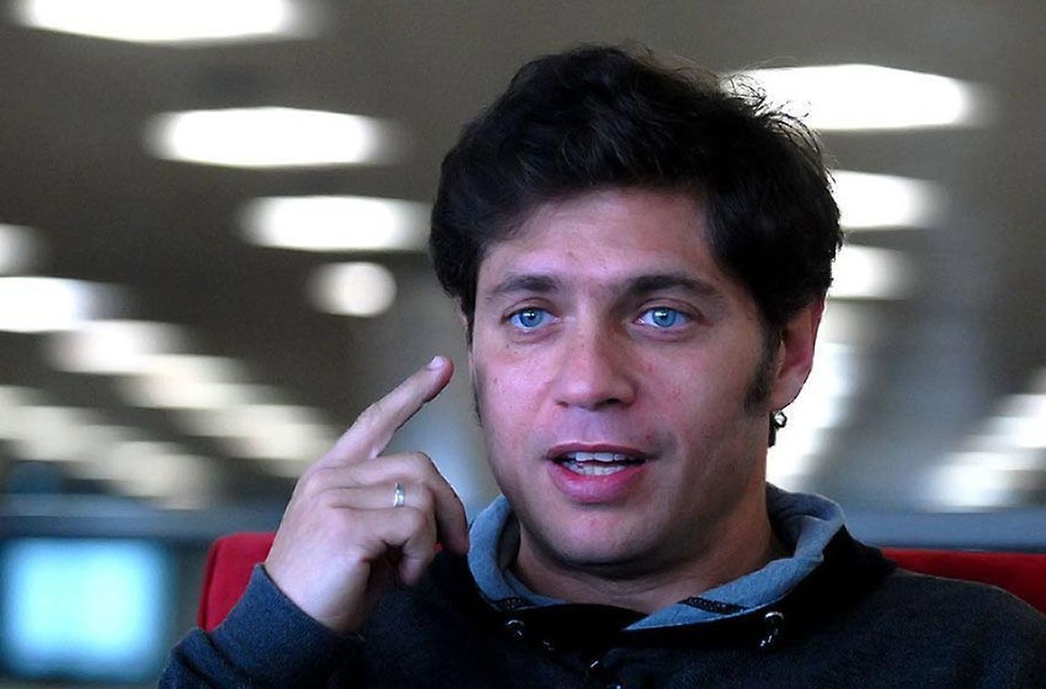 Una foto de Axel Kicillof que calienta las redes sociales