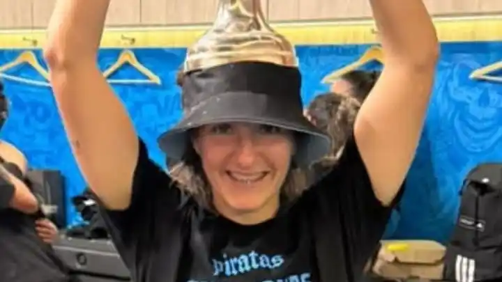 La tandilense Romina Núñez, campeona con Belgrano.