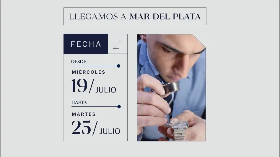 Leiva Joyas llega a Mar del Plata desde este miércoles 19 al martes 25 de julio en el NH Gran Hotel Provincial