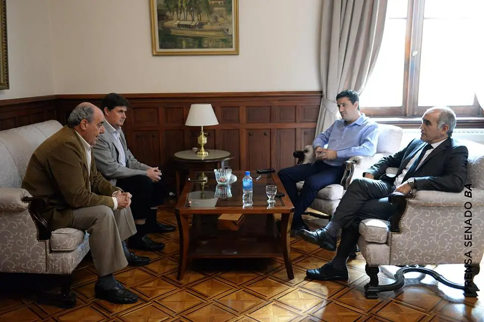 Gargaglione se reunió con el vicegobernador de la Provincia