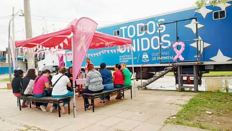 Más de 300 mamografías fueron concretadas 
mediante el amplio trabajo de los camiones sanitarios