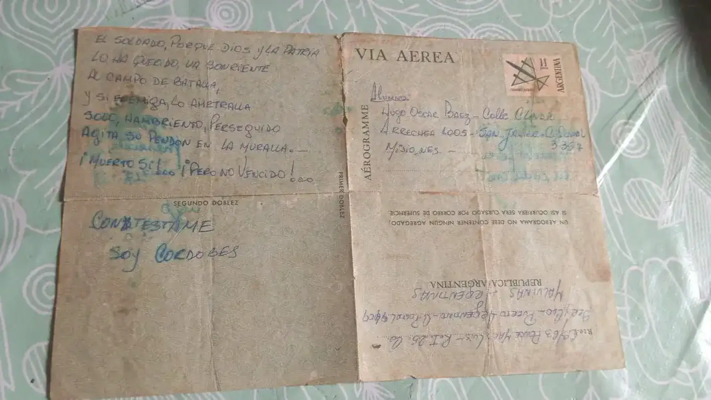 Un hombre vende una carta histórica de Malvinas tras sufrir una estafa económica - 2