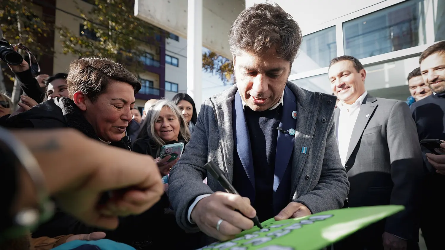 Kicillof conversó con más de 360 estudiantes del nivel secundario.