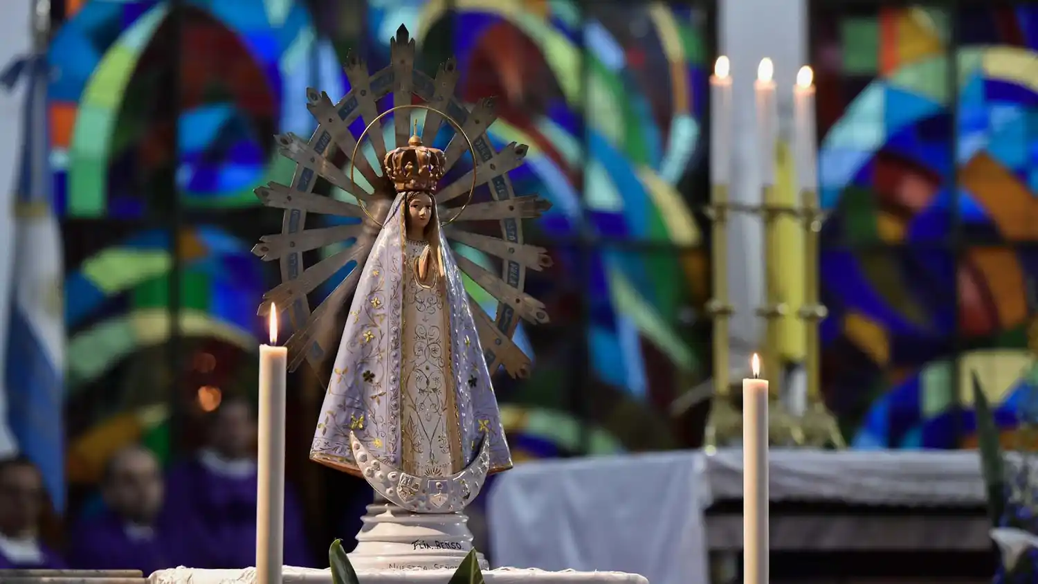 La Gruta de Lourdes recibirá este sábado a la Virgen de Luján