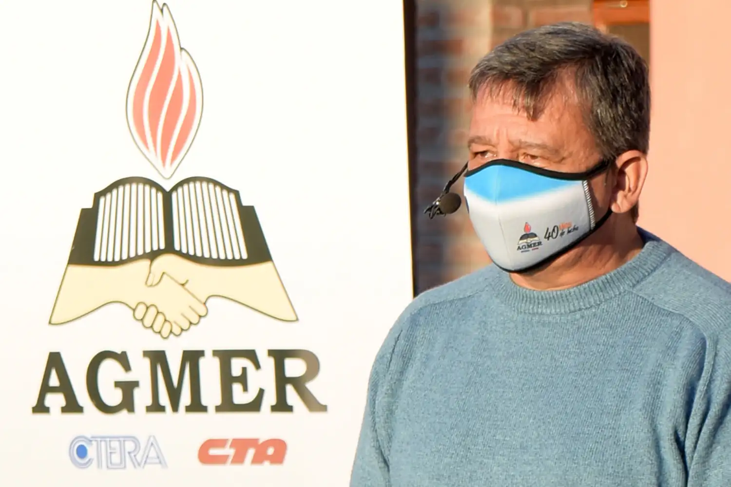 “Levantamos toda medida gremial y el lunes volvemos a las aulas”, afirmó el titular de Agmer