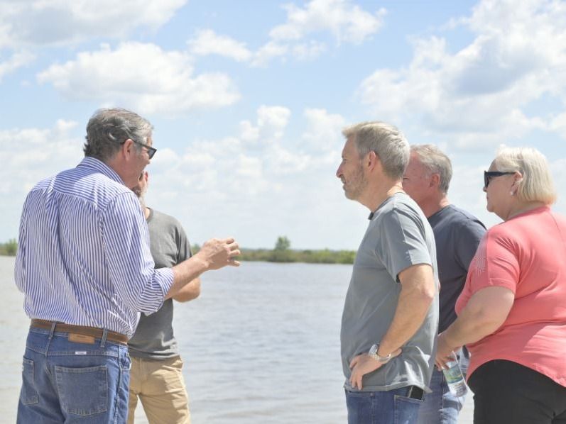 Rogelio Frigerio destacó el potencial estratégico del Puerto Ibicuy