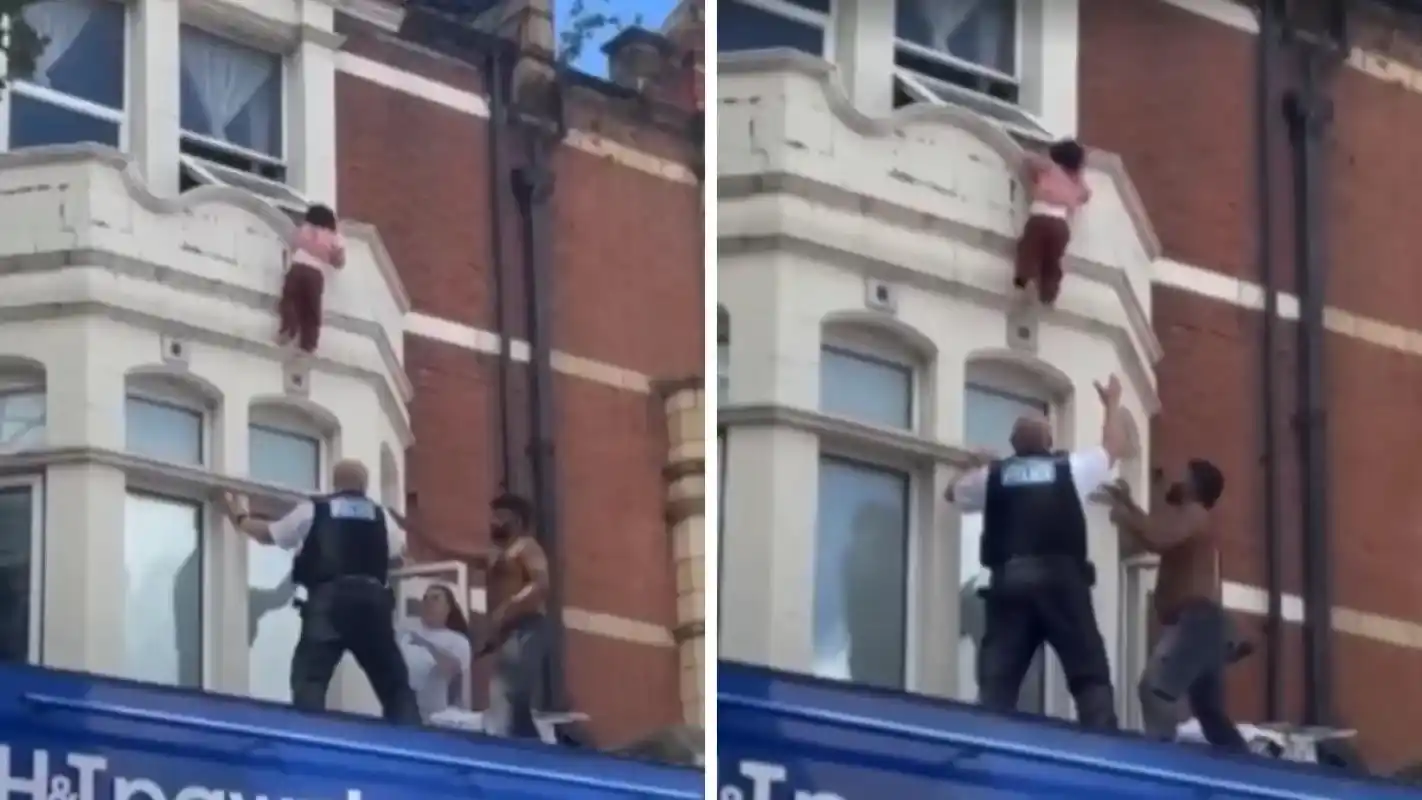 Heroico rescate en Londres