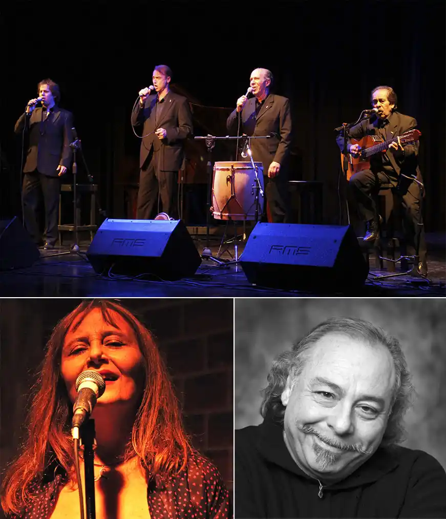 Sábado musical con Luis Caro. Opus Cuatro y María Rosa Yorio