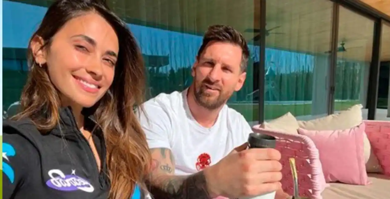 Messi viajó a Europa con su familia para disfrutar sus últimos días de vacaciones