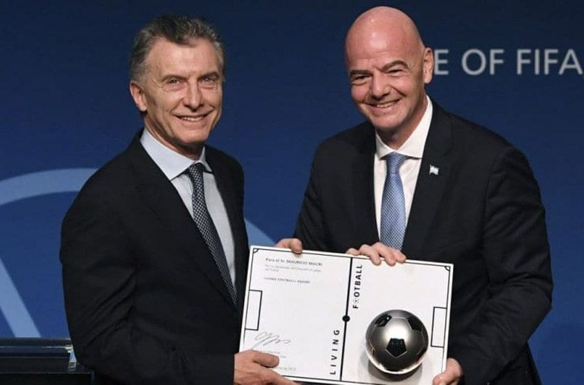 Real Madrid felicitó a Mauricio Macri por su nuevo cargo en FIFA