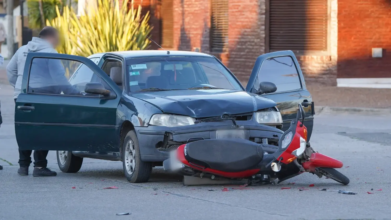 Segundo siniestro vial en horas de la tarde de hoy, en Necochea