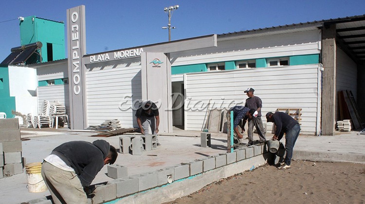 Escenario. De los hechos, el balneario construido en la costa hace un par de años