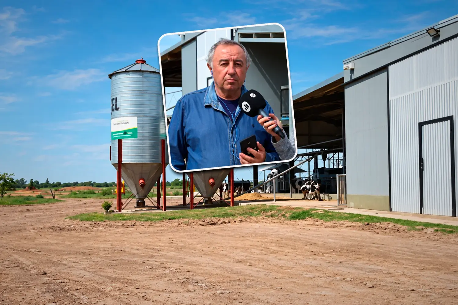 Gabriel Bocco, uno de los titulares de la firma | Desde Presidente Roca, el tambo robotizado: innovación y tecnología aplicadas a la producción lechera