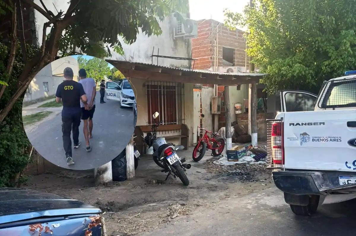 Monsalvo fue detenido en Ruffa al 800, en el barrio Banfield.