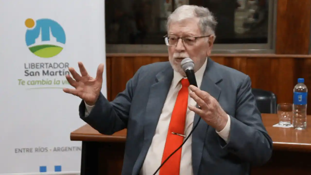 Britos abordó la historia de Libertador y las Aldeas inmigrantes