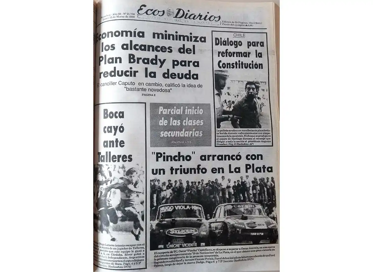 Lunes 13 de marzo de 1989
