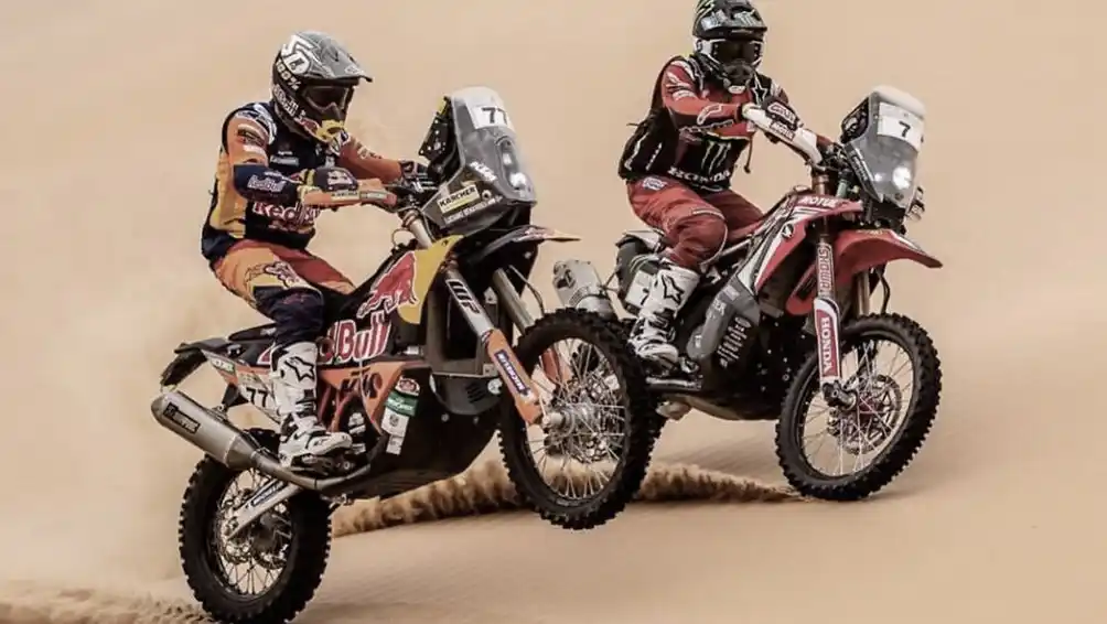 Luciano Benavides abandonó el Dakar