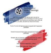 Asociación Civil Santo Domingo de Guzmán recibe propuestas para desarrollar colonia de vacaciones