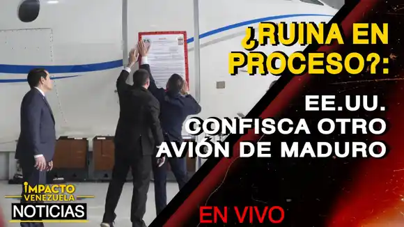 ¿RUINA EN PROCESO?: EE.UU. confisca otro avión de Maduro – VIDEO