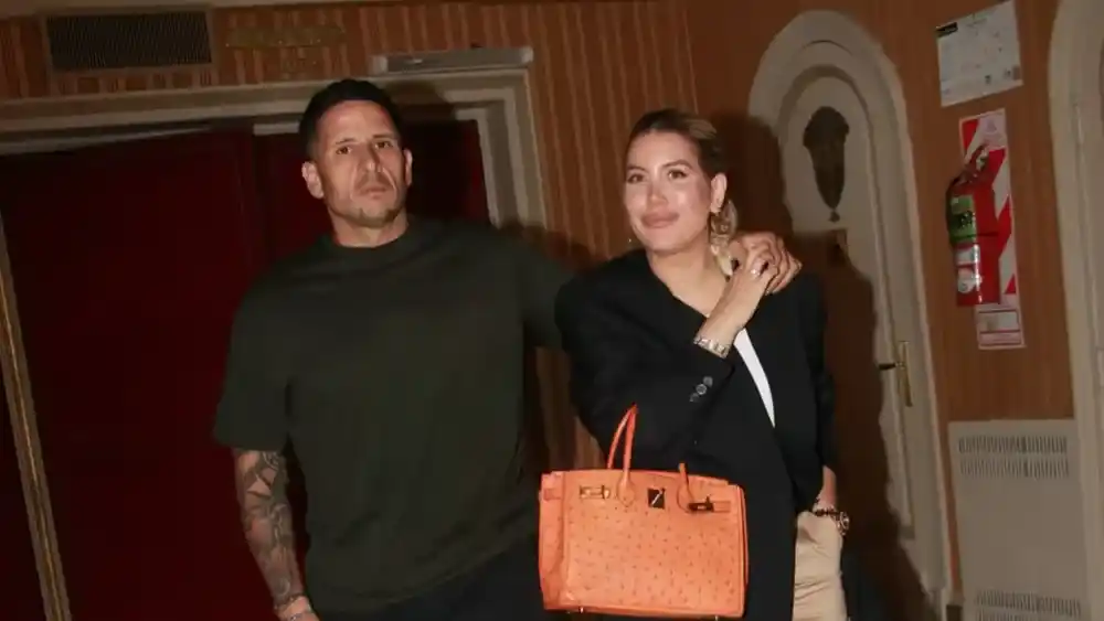 Wanda Nara fue con su nuevo novio Martín Migueles a ver "Rocky"