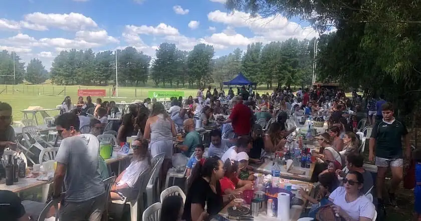 Un pasaje del "Asado de la Familia".