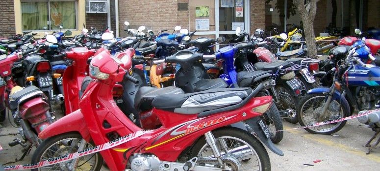 La Plata: Rematarán motos secuestradas no reclamadas por sus propietarios