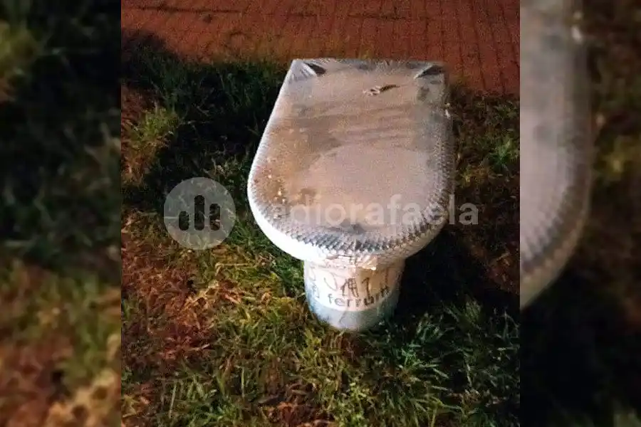 Los robos a obras en construcción no frenan nunca: ahora los atraparon llevándose un bidet