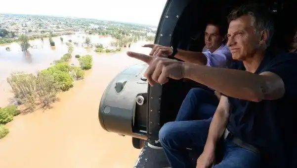 Alarma por un mal aterrizaje en el helicóptero que llevaba a Macri
