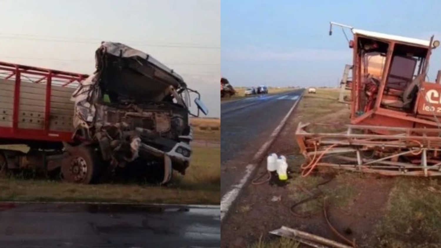 Rufino: dos heridos de gravedad tras accidente en Ruta 7