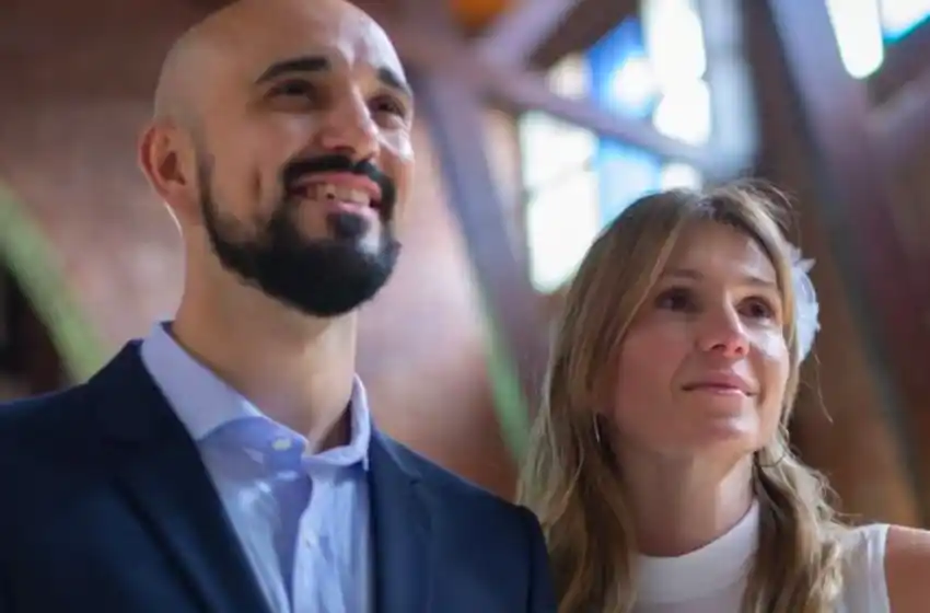 Abel Pintos y Mora Calabrese unieron su amor: todos los detalles de su casamiento