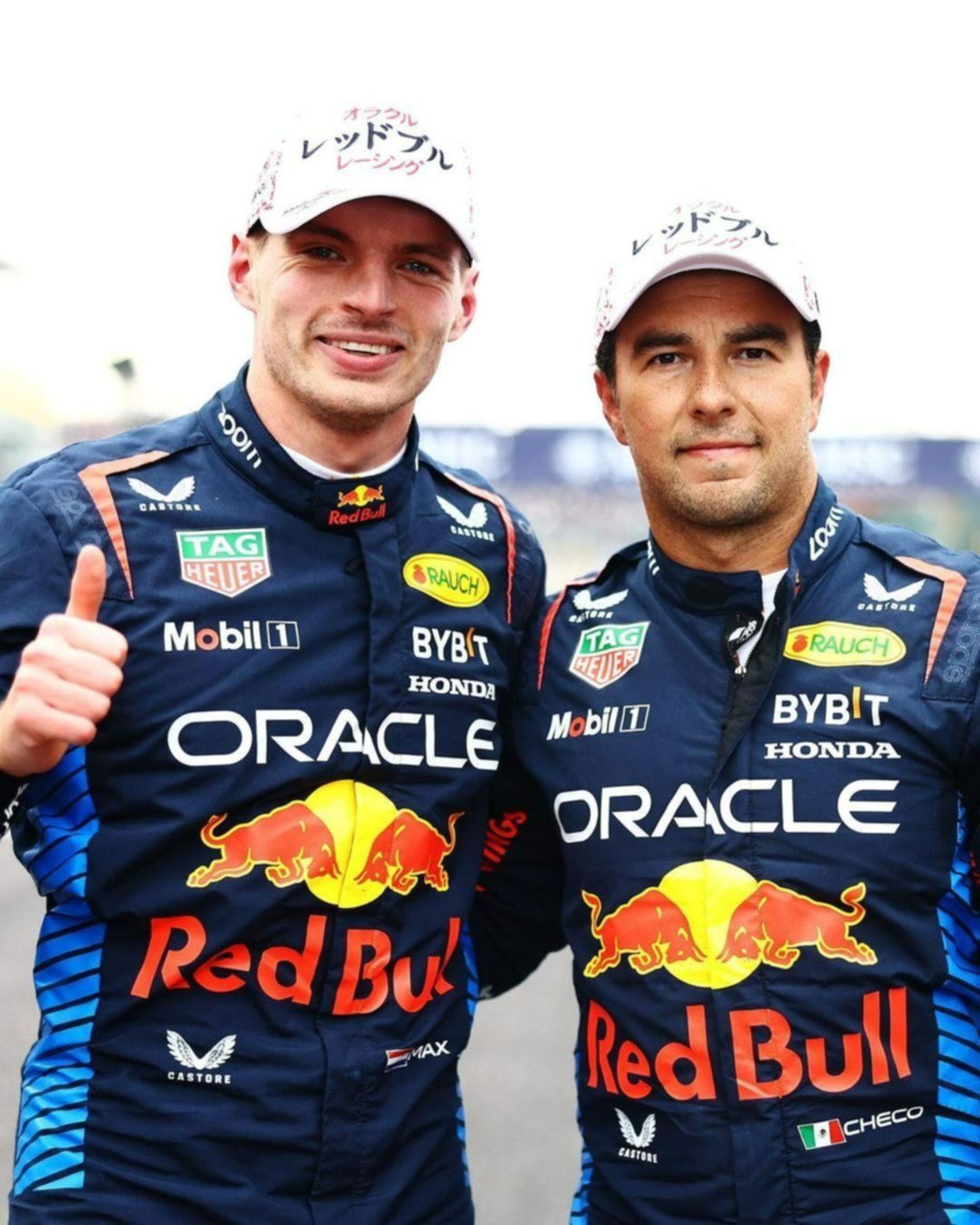 Checo Pérez renueva con Red Bull:  la reacción de Max Verstappen