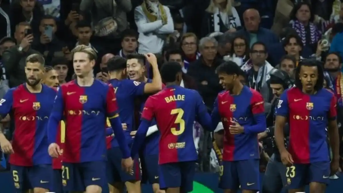 ¡GOLEADA! El Barsa le pintó la cara 0-4 al Real Madrid en el propio Bernabéu