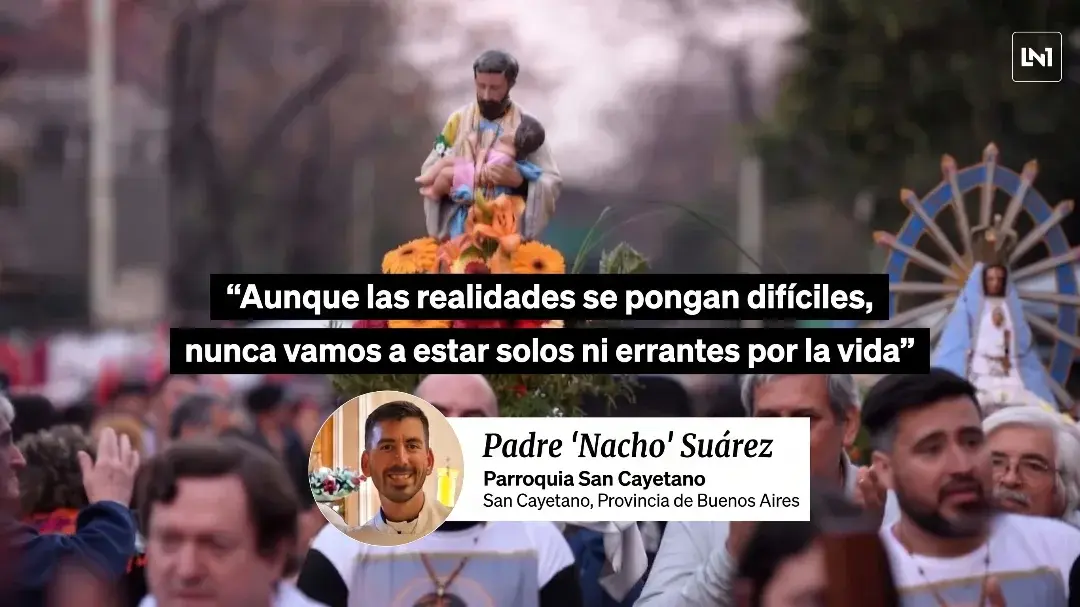 San Cayetano vive su fiesta patronal: fe, trabajo y esperanza en el municipio bonaerense que lleva su nombre