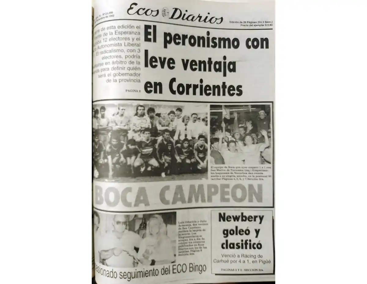 Lunes 21 de diciembre de 1992