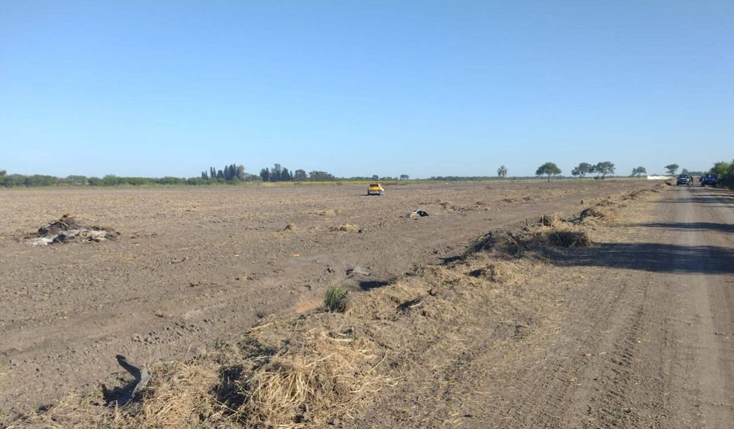 Malabrigo: hallaron abandonado en la zona rural un auto robado en Calchaquí