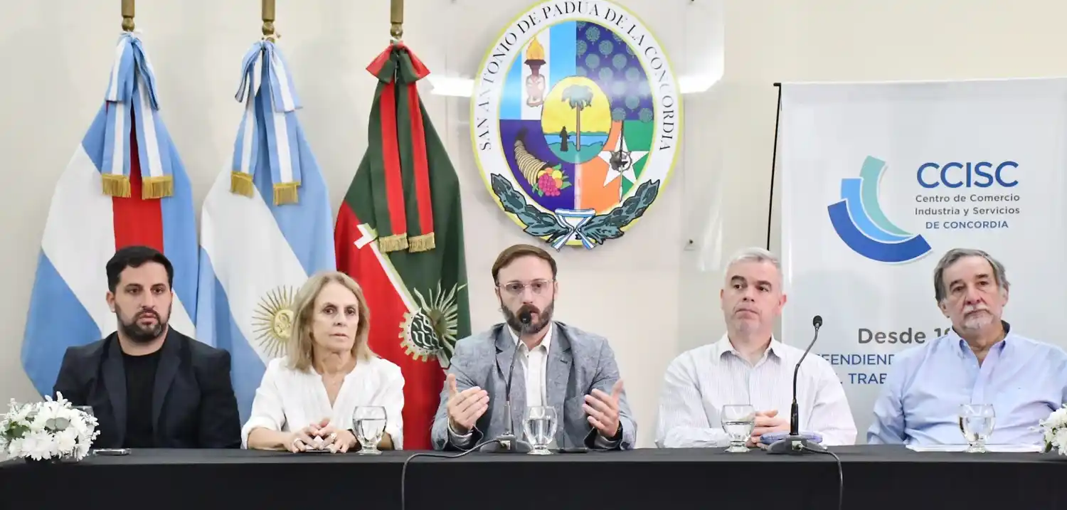 Se presentó el proyecto para la creación del "Centro Comercial a Cielo Abierto Concordia"