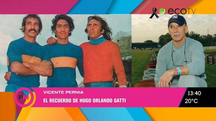 Vicente Pernía y el recuerdo de Hugo Gatti