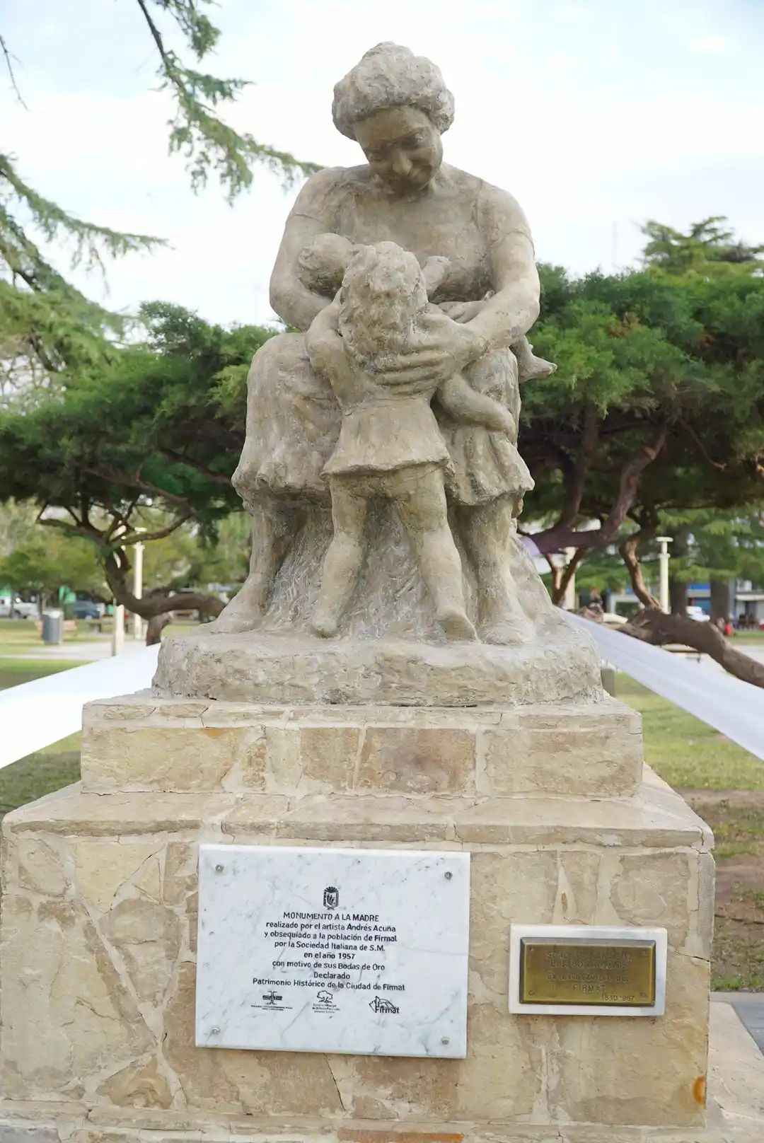 El Monumento a la Madre fue declarado Patrimonio Histórico