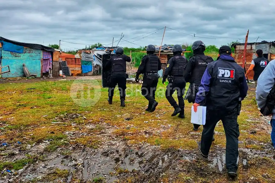 Por el robo de motos se realizaron varios allanamientos con resultados positivos