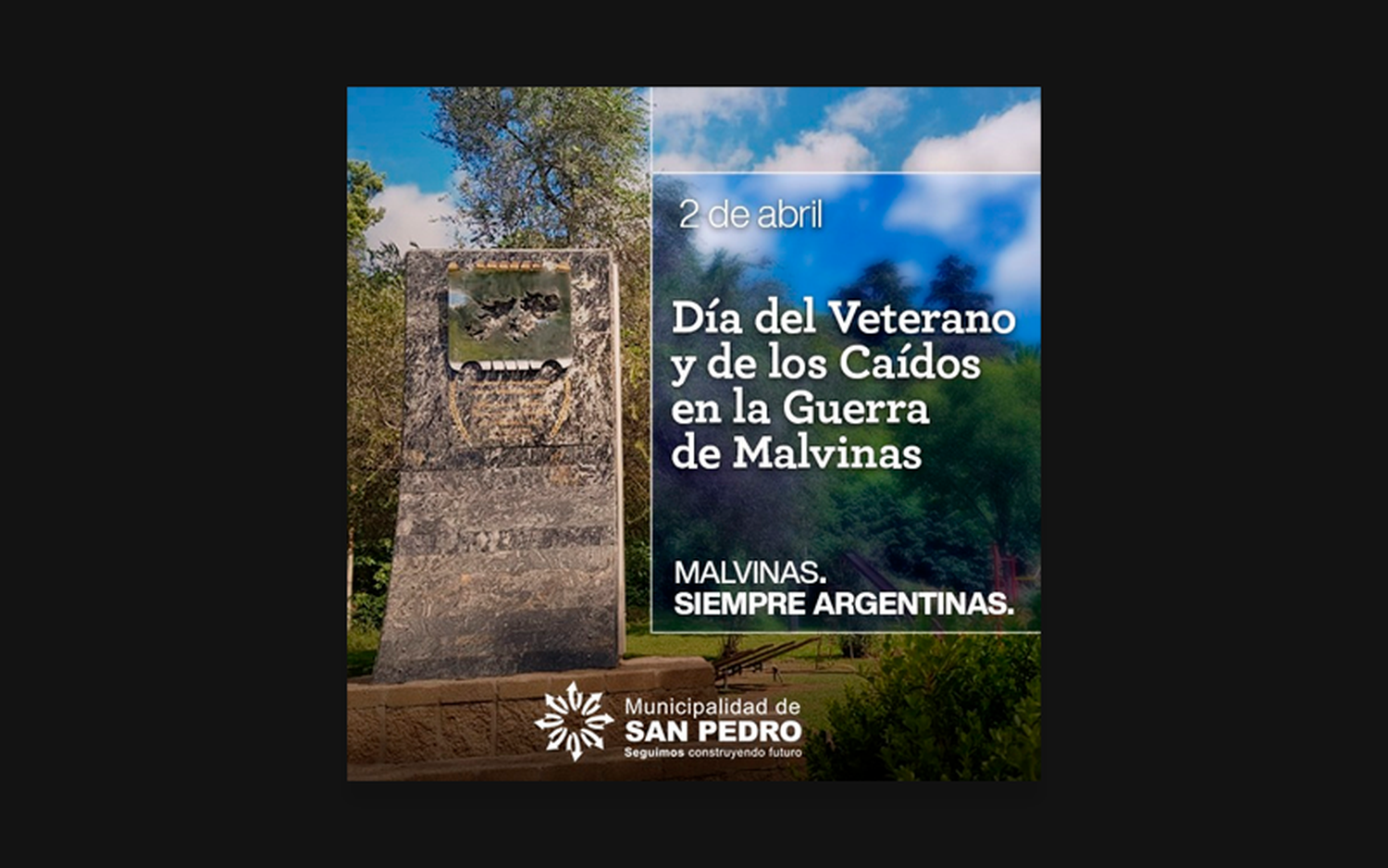 2 de Abril: Día del Veterano y de los Caídos en la Guerra de Malvinas