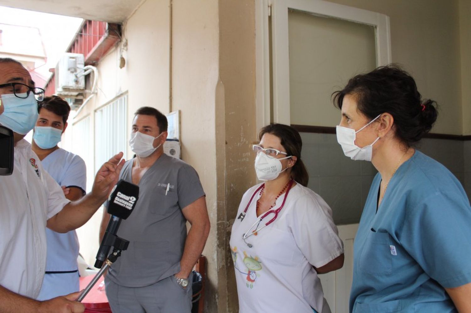 Médicos del hospital San Antonio  