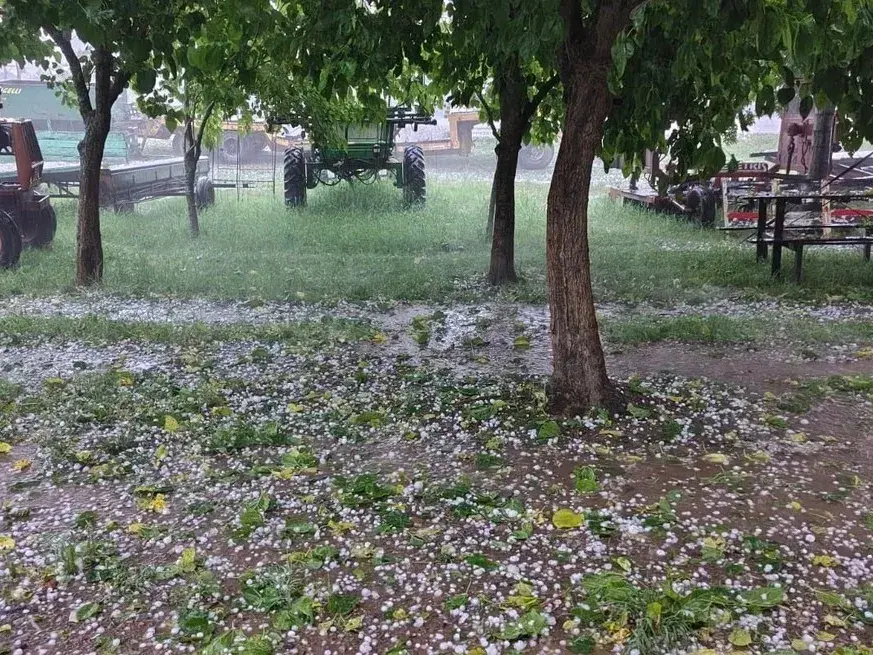 Un severo temporal afectó a la ciudad de San Cristóbal.