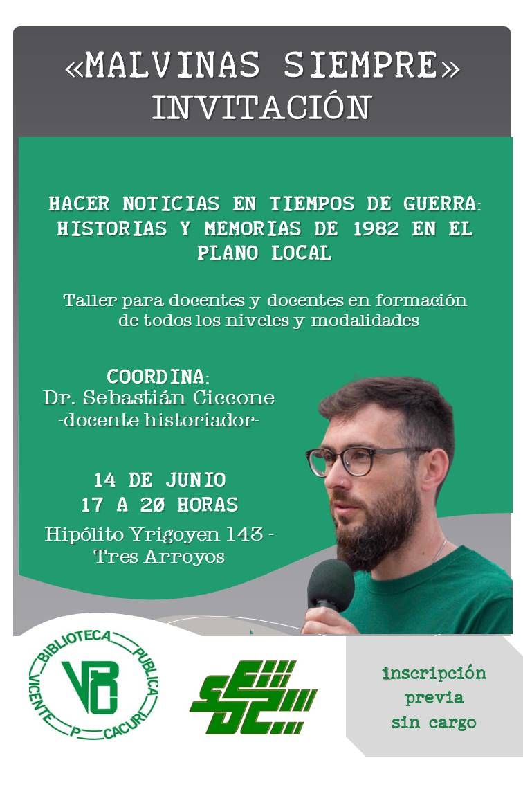 La muestra Malvinas Siempre estará en la Biblioteca Cacuri