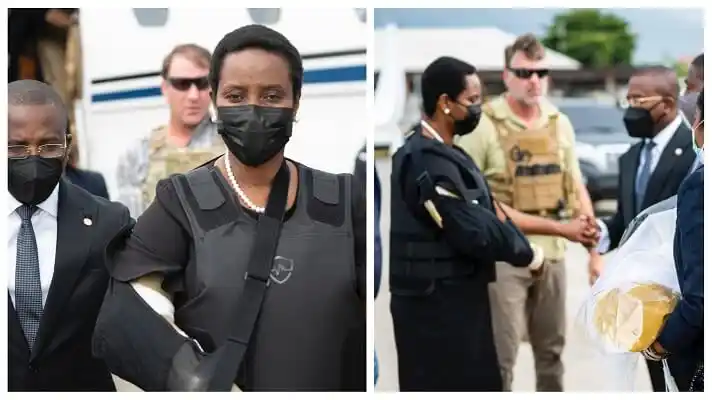 Viuda del presidente Jovenel Moïse está de regreso en Haití: la resguardan «en un lugar desconocido»