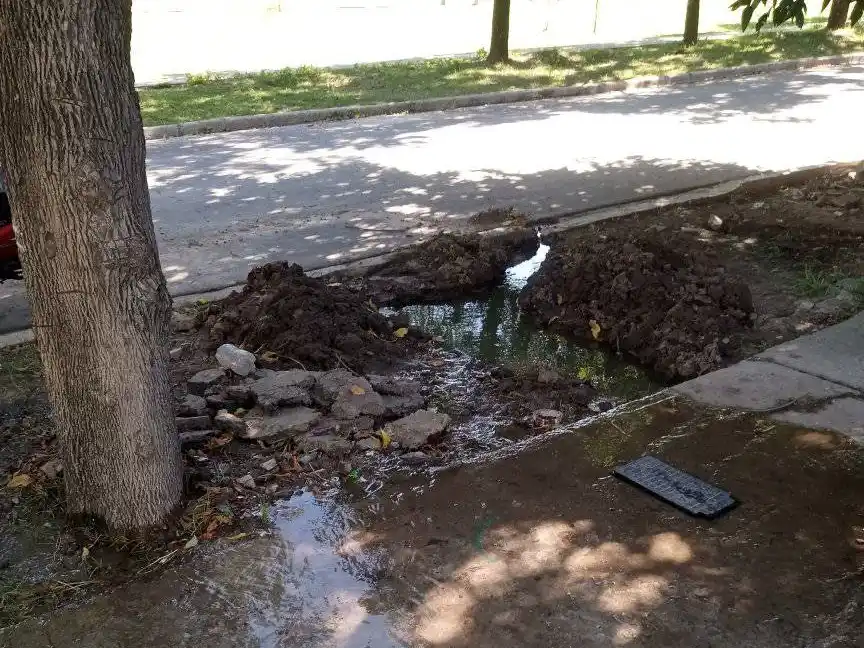 Barrio Futuro: están todas la cloacas rotas