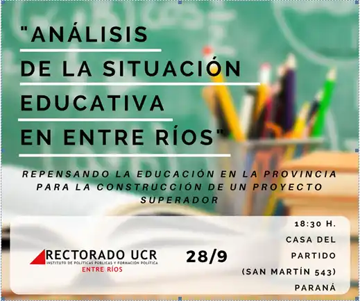 Este jueves la UCR debatirá sobre educación