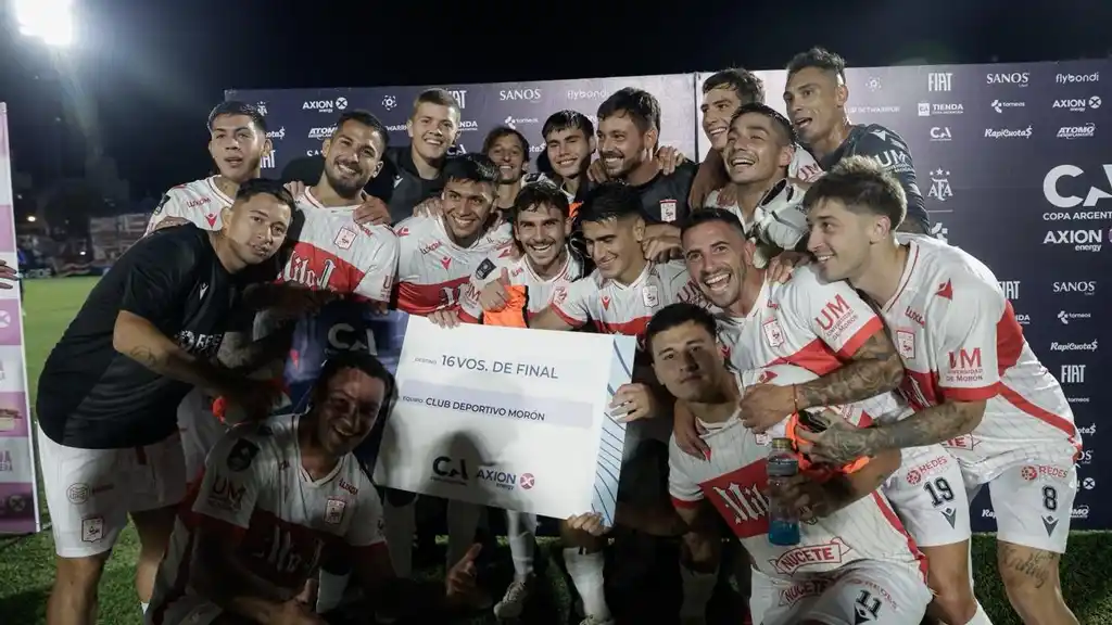 El "Gallito" de Morón eliminó al Tomba mendocino y sigue en la Copa Argentina. Foto: Copa Arg.